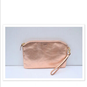 LODIS leather clutch